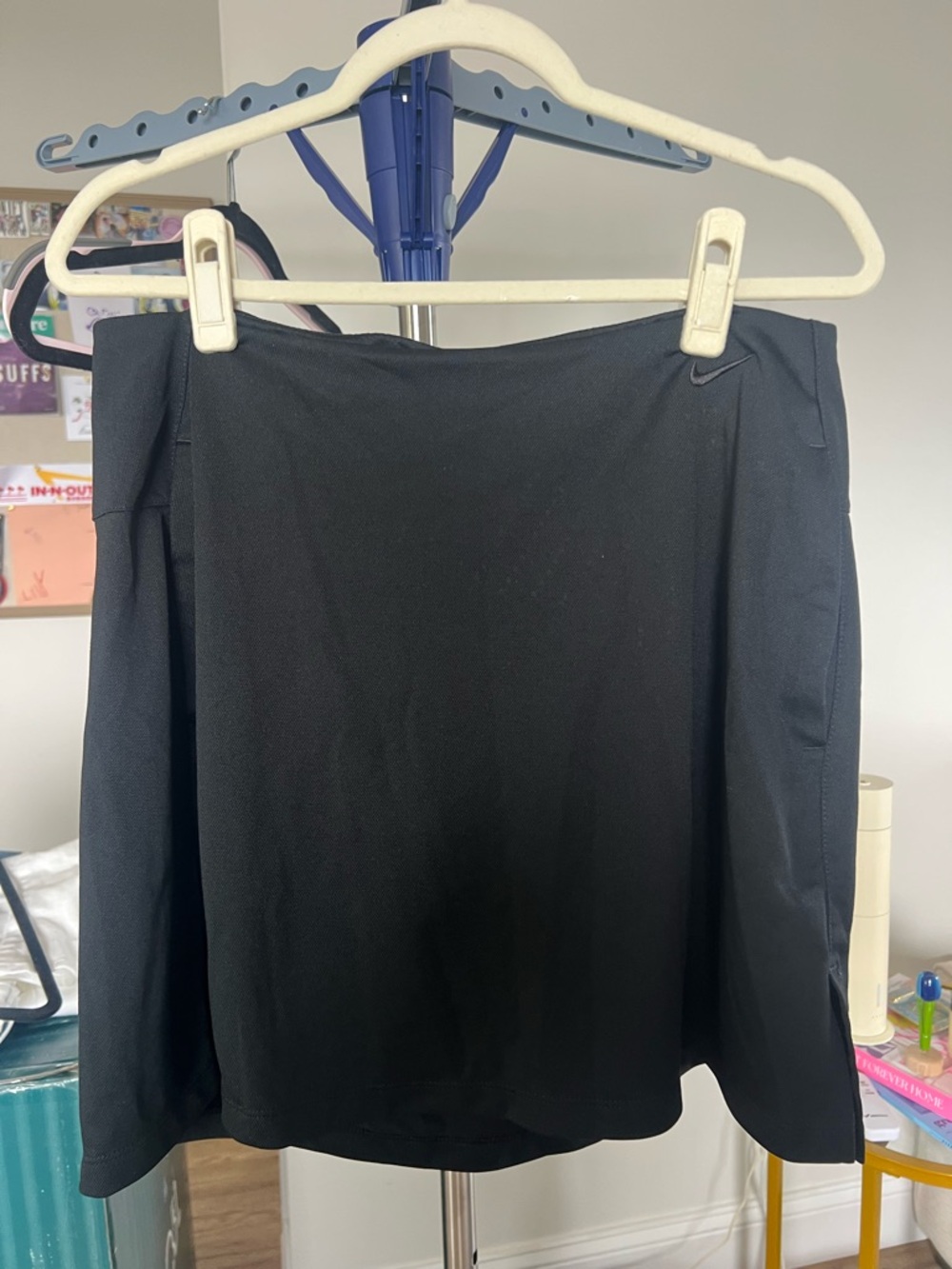 Nike Black Athletic Golf Skort with Side Slits